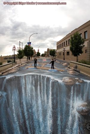 More amazing 3D street art from Edgar Mueller