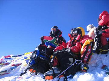 Ronnie Muhl on Mount Everest